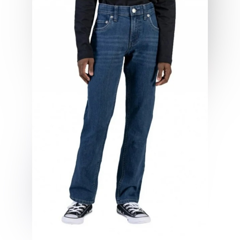 Boys Levi’s 511 Slim Fit Flex Medium Wash Jeans